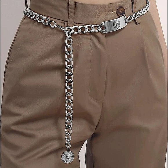 Silver Coin Chain Belt - Picture 1 of 4